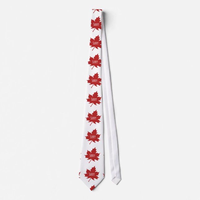 Funny Canadian Tie (Front)