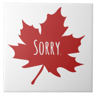 Funny Canadian Tile