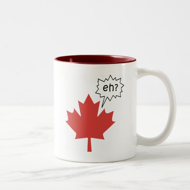 Funny Canadian Two-Tone Coffee Mug (Right)