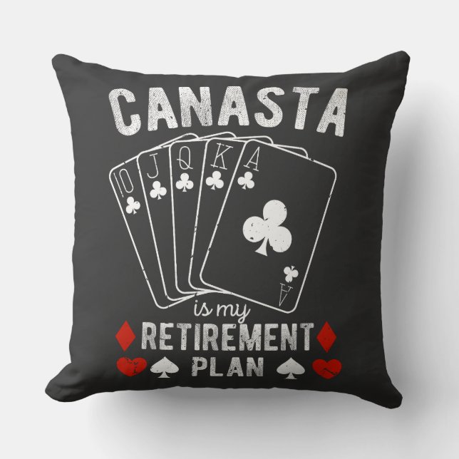 Funny Canasta Cushion (Front)