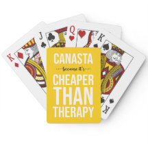 Funny Canasta Playing Cards