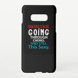 Funny Cancer Fighter Inspirational Quote Chemo Pat Samsung Galaxy Case