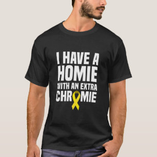 Funny cancer quotes Childhood cancer yellow ribbon T-Shirt