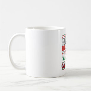 Funny Candy Cane Christmas Sweater Coffee Mug