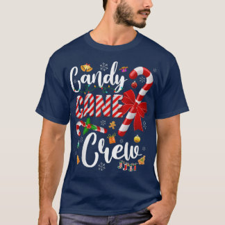 Funny Candy Cane Crew Christmas Sweet Candy Light  T-Shirt