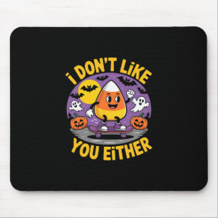 Funny Candy Corn Halloween Skateboarding Gift Mouse Mat