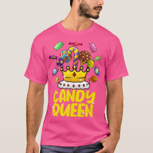Funny Candy Lover Design Lollipop Women Girls Kids T-Shirt