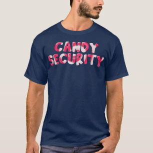 Funny Candy Security Easy Halloween Costume Tick o T-Shirt