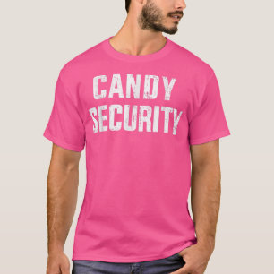 Funny candy security lazy halloween costume 173 T-Shirt