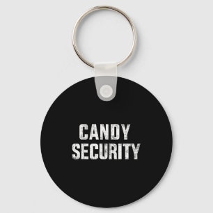 Funny Candy Security Lazy Halloween Costume  Key Ring