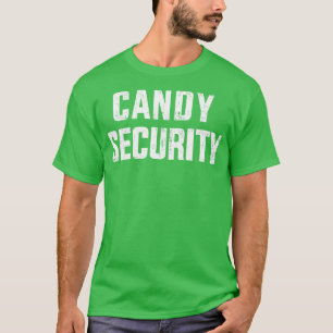 Funny candy security lazy halloween costume T-Shirt