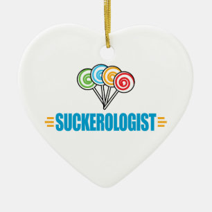 Funny Candy Suckers Ceramic Tree Decoration