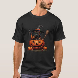Funny Cane Corso Witch Pumpkin Halloween Mens Wome T-Shirt