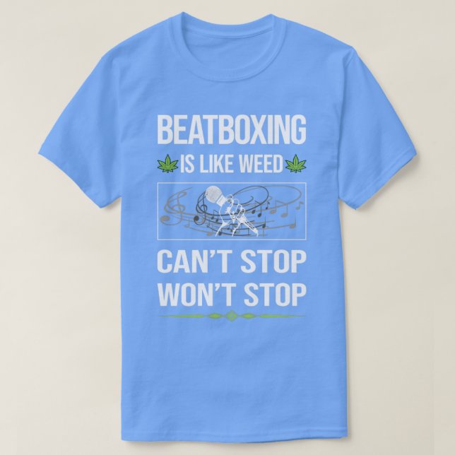 Funny Cant Stop Beat Box Beatboxing Beatbox T-Shirt (Design Front)