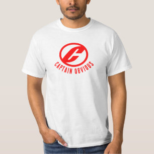 Funny Captain Obvious Superhero Parody T-Shirt