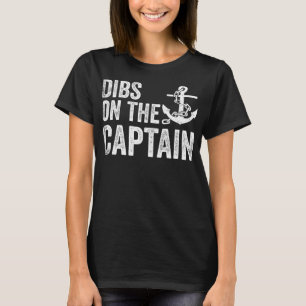 Funny Captain Wife Dibs on the Captain Vintage T-Shirt