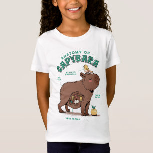 Funny Capybara Anatomy  T-Shirt