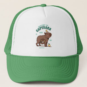 Funny Capybara Anatomy Trucker Hat