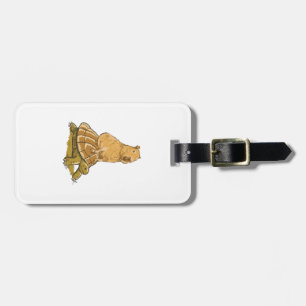 Funny Capybara Animal Turtle Cute Capybara Luggage Tag