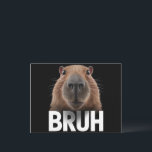 Funny Capybara Bruh  Postcard<br><div class="desc">Funny Capybara Bruh</div>
