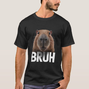 Funny Capybara Bruh  T-Shirt