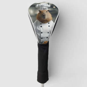 Funny Capybara Chef Golf Head Cover