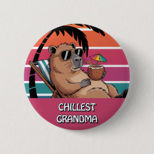 Funny Capybara Custom Family Member Reunion Role 6 Cm Round Badge