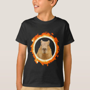 Funny Capybara Eclipse Meme Solar Animal T-Shirt