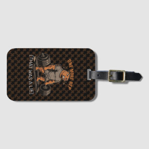 Funny Capybara Gym One More Rep That Was A Lie Luggage Tag