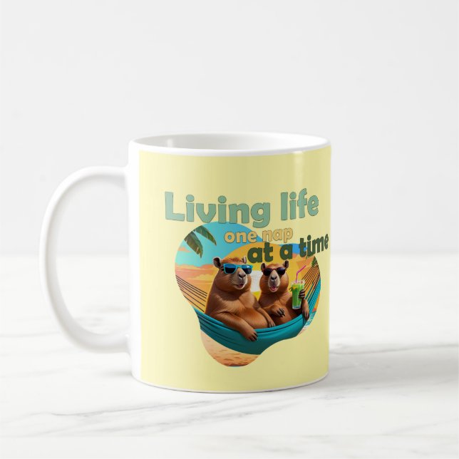 funny capybara lovers gift ,cute capybara ,don’t w coffee mug (Left)