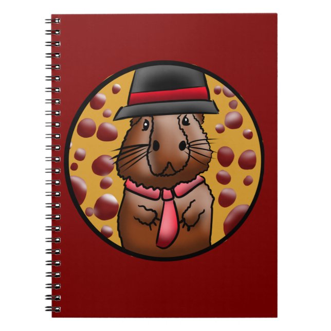 Funny Capybara Notebook (Front)
