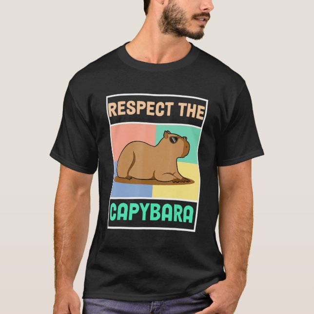 Funny Capybara Ok I Pull Up Capybara T-Shirt (Front)