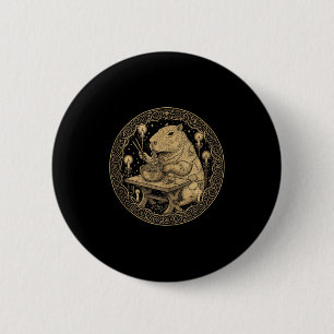 Funny Capybara Old World Medieval Ramen Fantasy Vi 6 Cm Round Badge