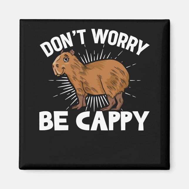 Funny Capybara Owner Capybara Pet Magnet (Front)