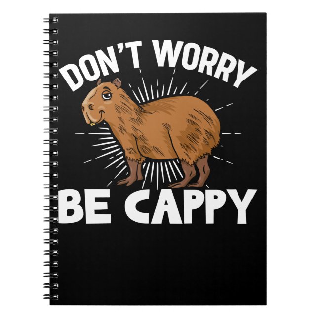 Funny Capybara Owner Capybara Pet Notebook (Front)