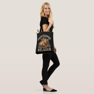 Funny Capybara Professional Relaxer Tote Bag