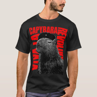 Funny Capybara Viva La Capybara Love Capybaras Cut T-Shirt