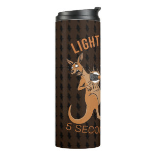 Funny Capybara vs Kangaroo Light Sparring MMA Meme Thermal Tumbler