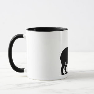 Funny Capybara Wineglass Minimalist Modern Mug