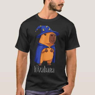 Funny Capybara Wizard Costume Wizabara Graphic Kid T-Shirt