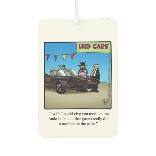 Funny Car Air Freshener For Him (Front)