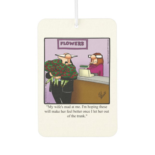 Funny Car Air Freshener For Him (Front)