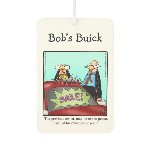 Funny Car Air Freshener For Him (Front)