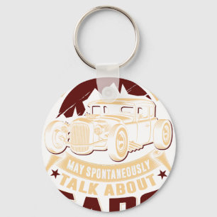 Funny Car Cars Engineer Mechanic Lovers Key Ring
