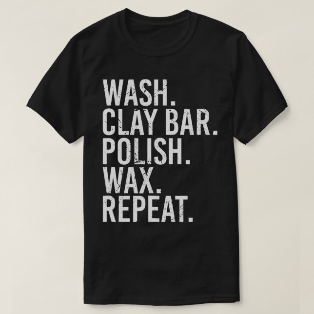 Funny Car Detailer for Detailing  T-Shirt (Design Front)