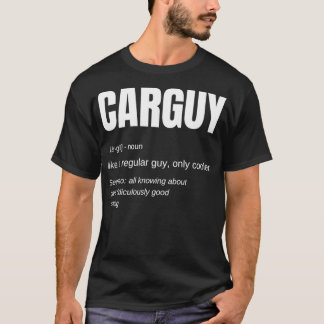 Funny Car Guy Gift  CARGUY Definition Pullover 