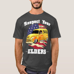 Funny Car Guy - Respect Your Elders Classic Panel T-Shirt