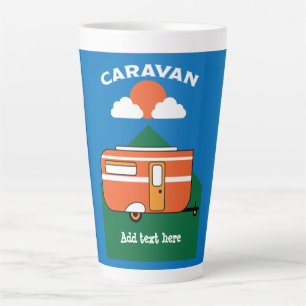 Funny Caravan Accessories Camping Caravaner Latte Mug