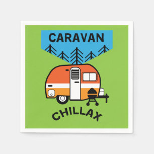 Funny Caravan Gifts Best Caravanning Caravans Napkin