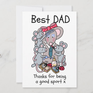 Funny Card for Dad from kids.